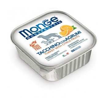 MONGE Natural Superpremium Monoproteico Turkey and Citrus 150 gr.