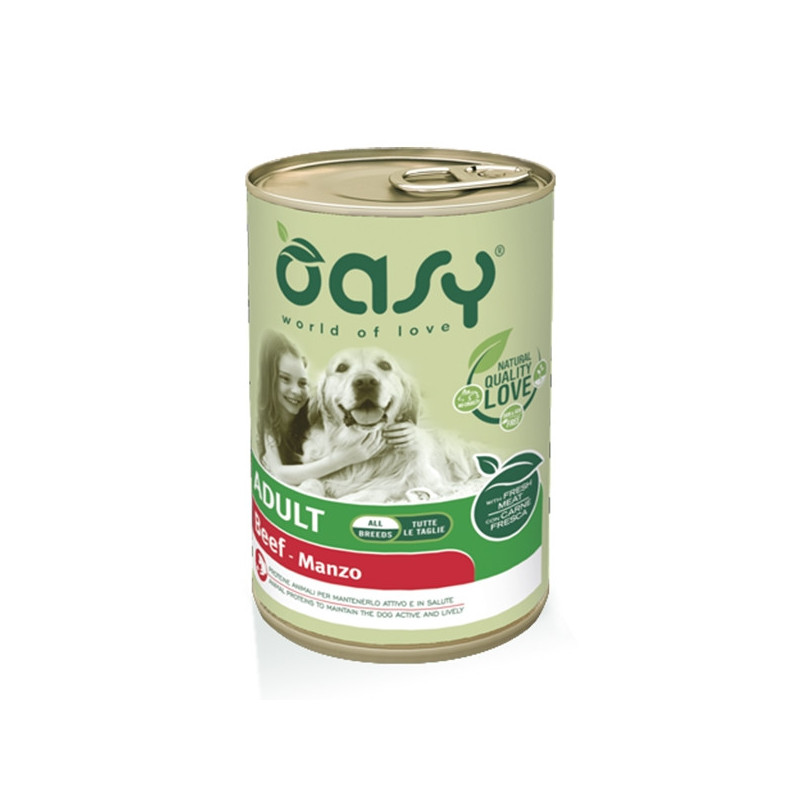 OASY Patè Adult con Manzo 400 gr. - 