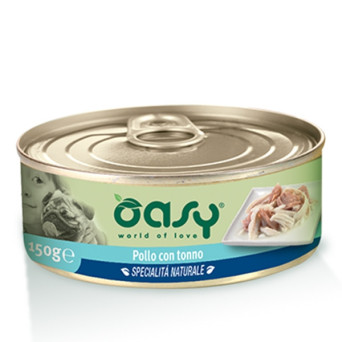 OASY Specialità Naturale al Pollo con Tonno 150 gr. - 