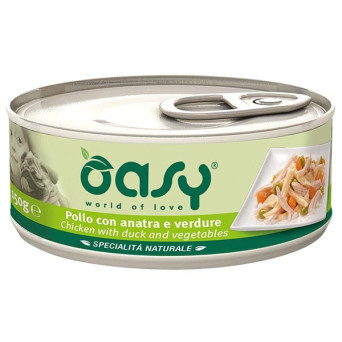 OASY Natural Specialty mit Huhn mit Ente und Gemüse 150 gr.