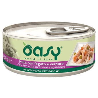 OASY Specialità Naturale al Pollo con Fegato e Verdure 150 gr.