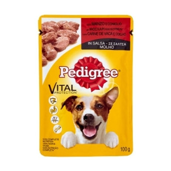 PEDIGREE Vital Protection con Manzo e Coniglio in Salsa 100 gr. - 