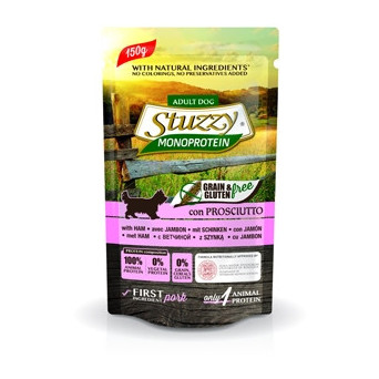 STUZZY DOG Monoprotein Grain & Gluten Free con Prosciutto 150 gr. - 