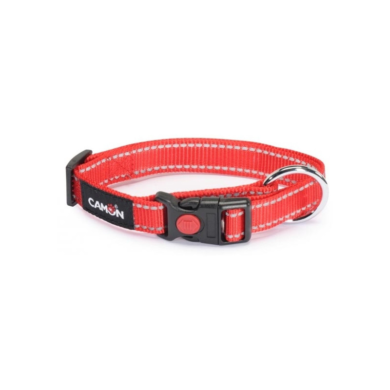 CAMON Collare LowTension Reflex Rosso 20x330/530 mm. - 