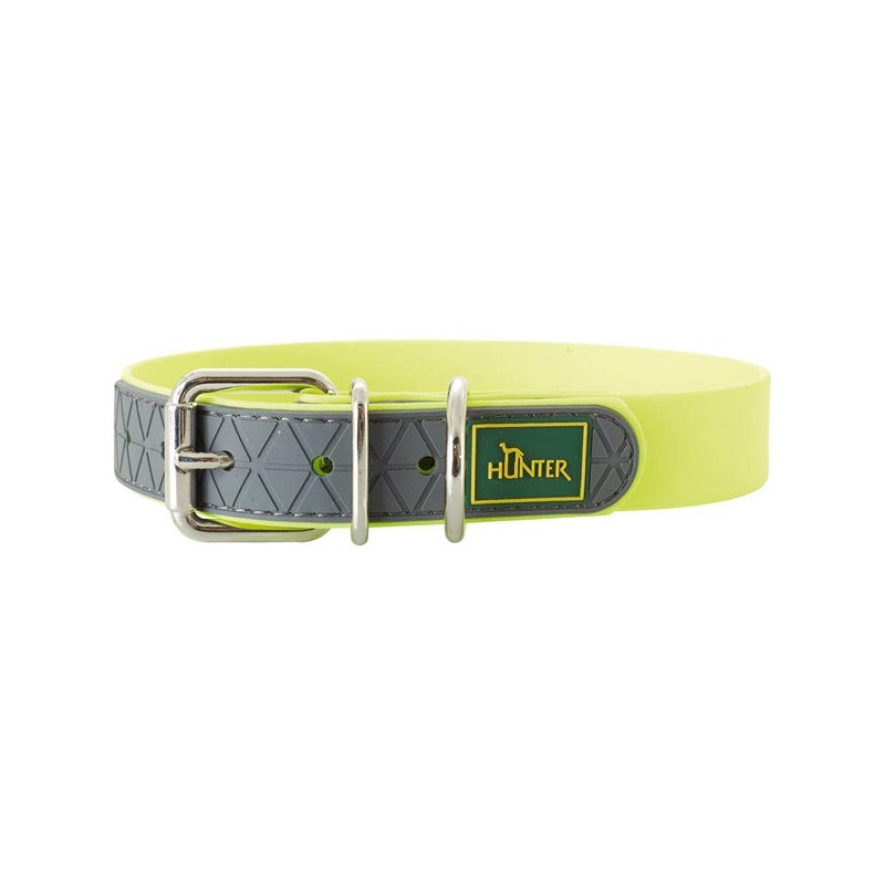 HUNTER Collare Convenience Giallo Fluo Taglia 50-H63142 - 