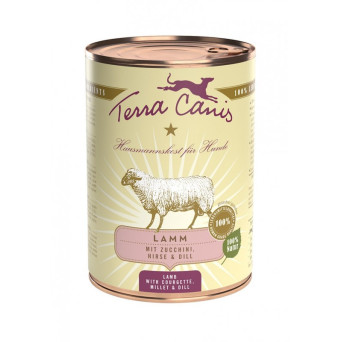 TERRA CANIS Classic Agnello con Zucchine, miglio e aneto 400 gr. - 