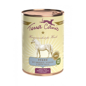 TERRA CANIS Classic Horse mit Amaranth, Pfirsich und Rote Beete 400 gr.