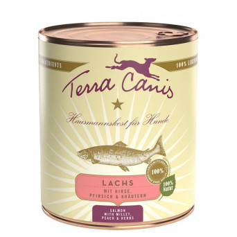 TERRA CANIS Classic Salmone con Miglio, pesca e erbe aromatiche 800 gr. - 