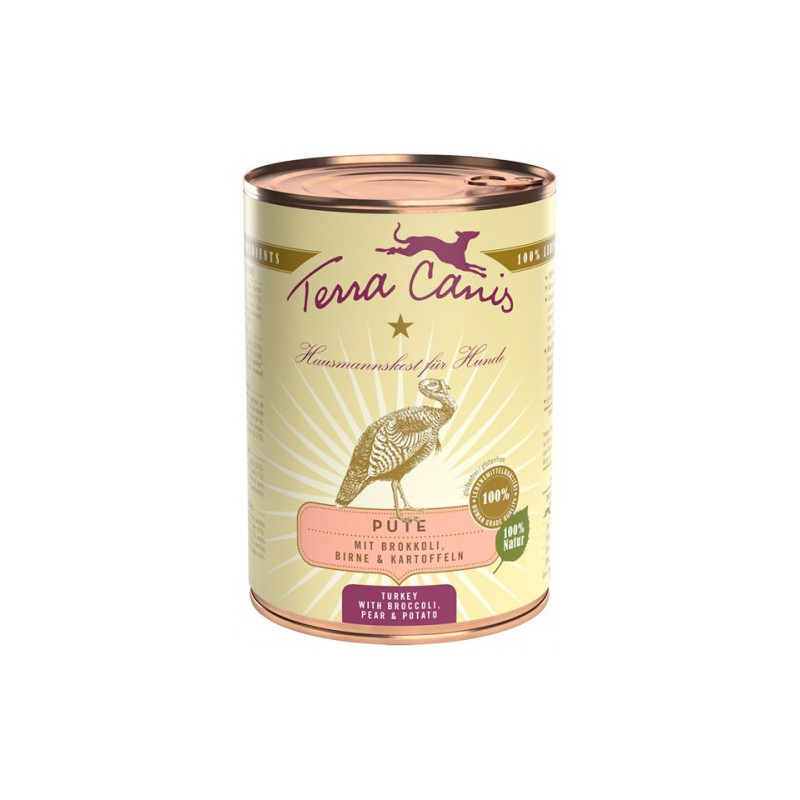 TERRA CANIS Classic Tacchino con Broccoli, pera e patate 400 gr. - 