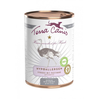 TERRA CANIS Hypoallergenic Ostrich with parsnip 400 gr.