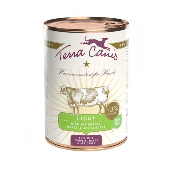 TERRA CANIS Light Manzo con zucca, mango e carciofo 400 gr. - 