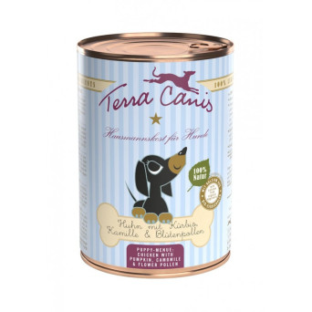 TERRA CANIS Puppy Pollo con zucca, camomilla e polline di fiori 400 gr. - 