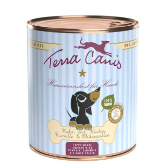 TERRA CANIS Puppy Pollo con zucca, camomilla e polline di fiori 800 gr. - 