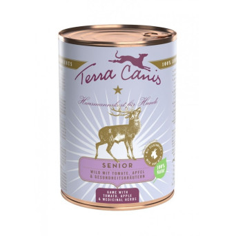 TERRA CANIS Senior Selvaggina con pomodoro, mela e erbe officinali 400 gr. - 