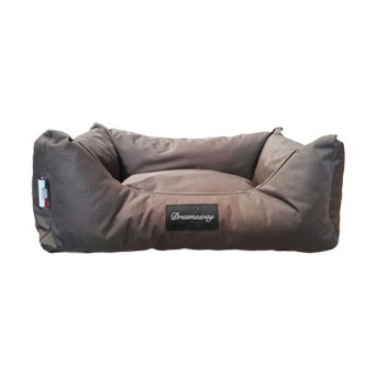 FABOTEX Boston Sofa Braun Größe L 80x67x22 cm.