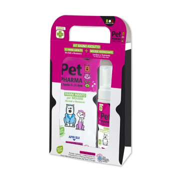 ALSIPHARMA Pet in Pharma Kit Bagno Asciutto per il Manto - 