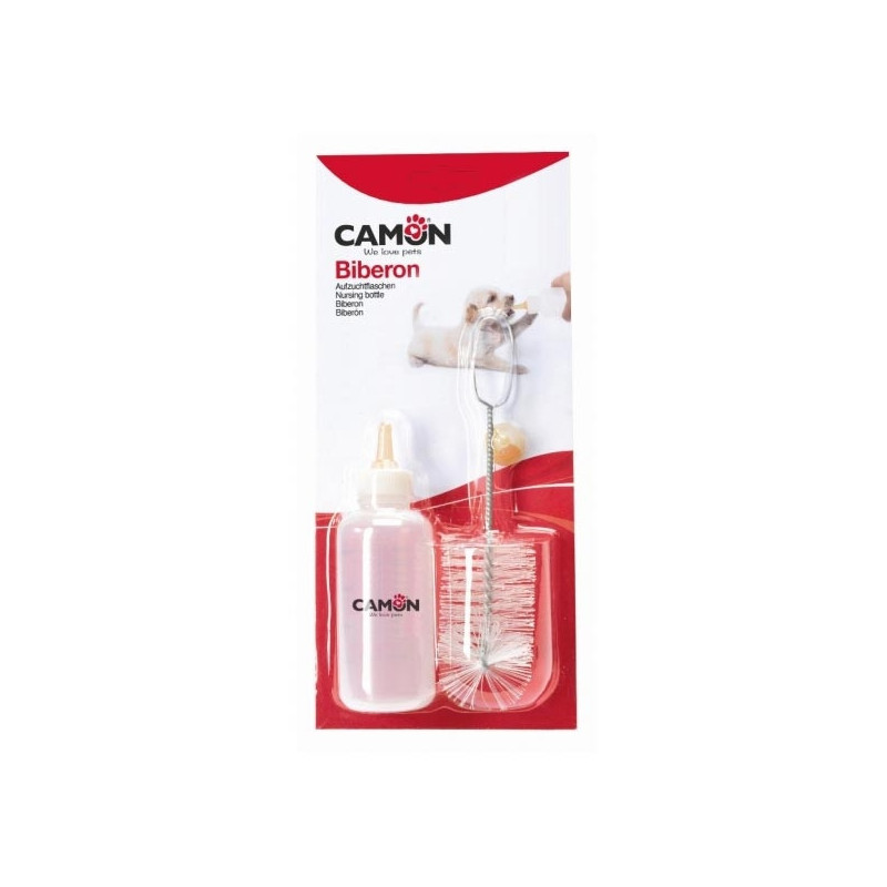 CAMON Set Biberon con Spazzolino e Tettarella di Ricambio 57 ml. - 