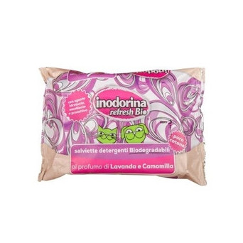 INODORINA Refresh Bio Lavender and Chamomile Wipes 30 pcs.