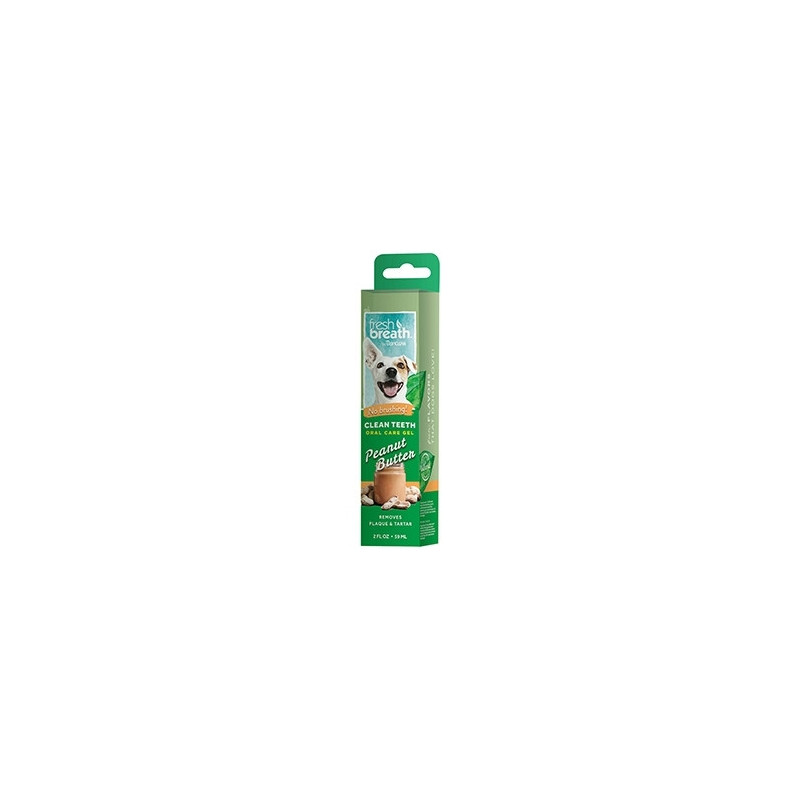 TROPICLEAN Gel Alito Fresco e Denti Puliti Aroma Burro d'Arachidi 59 ml. - 