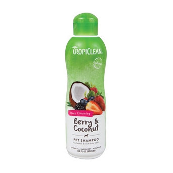 TROPICLEAN Shampoo Frutti di Bosco e Cocco 355 ml. - 