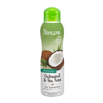 TROPICLEAN Shampoo Fiocchi d'Avena e Tea Tree 355 ml. - 