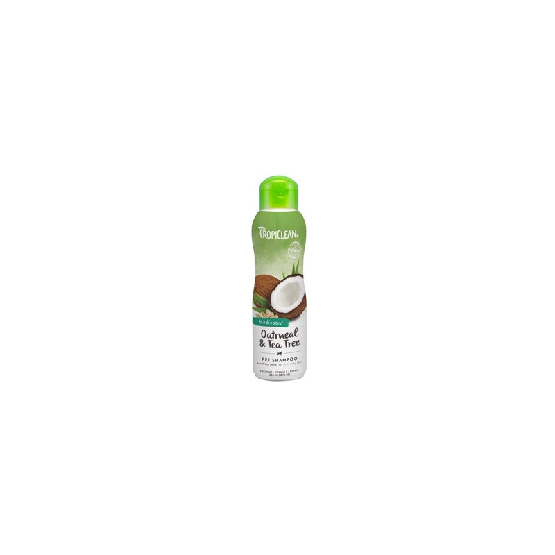 TROPICLEAN Shampoo Fiocchi d'Avena e Tea Tree 355 ml. - 