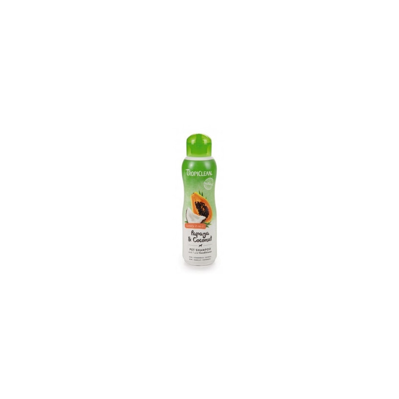 TROPICLEAN Shampoo Papaya & Cocco 9,50 lt. - 