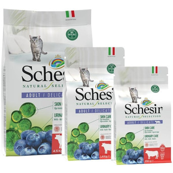 SCHESIR Natural Selection Adult Delikat mit Rindfleisch 350 gr.