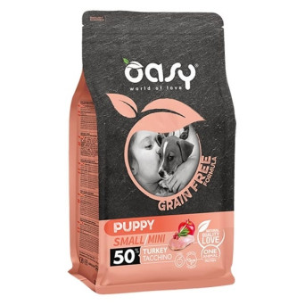 OASY Grain Free Puppy Small & Mini with Turkey 800 gr.