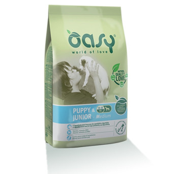 OASY Puppy & Junior Medium mit Huhn 12 kg.