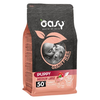 OASY Grain Free Adult Medium & Large mit Truthahn 2,5 kg.