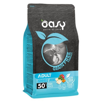 OASY Grain Free Adult Small & Mini with Fish 800 gr.