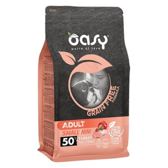 OASY Grain Free Adult Small & Mini with Turkey 800 gr.