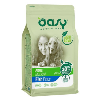 OASY Lifestage Adult Medium con Pesce 3 kg.