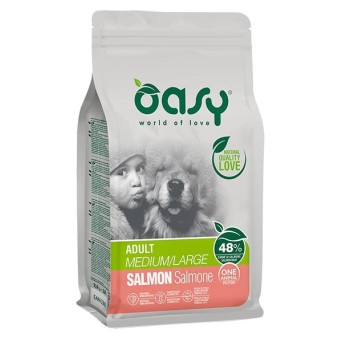 OASY One Animal Protein Adult Medium & Large mit Lachs 12 kg.