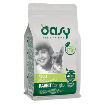 OASY One Animal Protein Adult Small&Mini con Coniglio 800 gr.