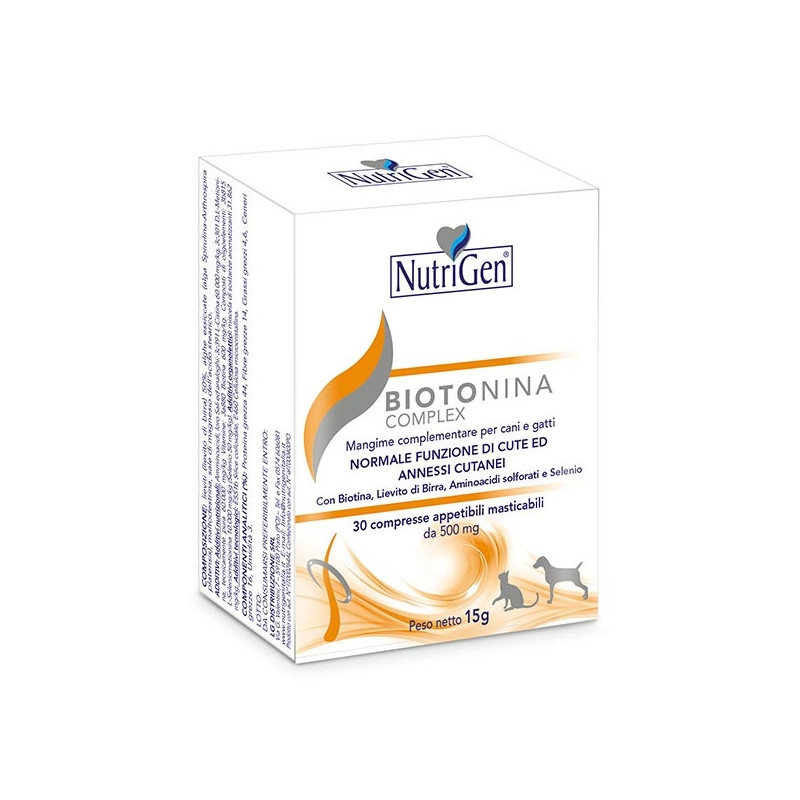 NUTRIGEN Biotonina Complex (120 cpr. da 500 gr.) - 