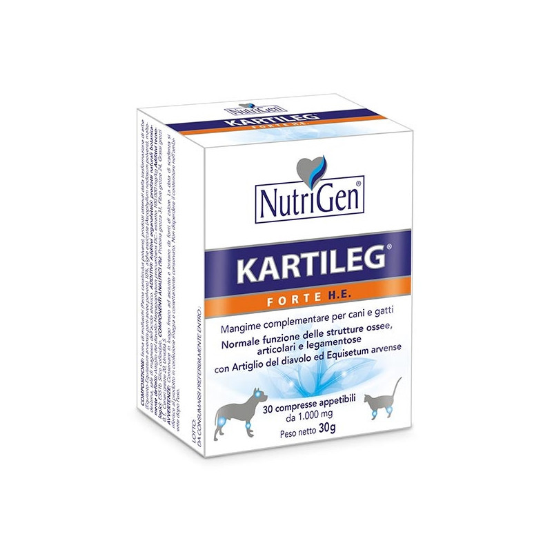 NUTRIGEN Kartileg Forte HE (30 cpr. da 1 gr.) - 