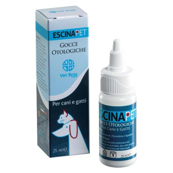 VET BROS EscinaPet Otological Drops 25 ml.