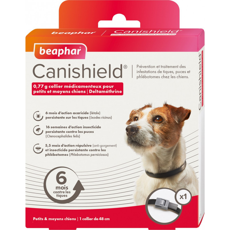 BEAPHAR Canishield Collare cane S/M 48 cm. - 