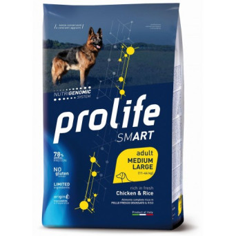 PROLIFE Smart Adult Pollo e Riso Medium/Large 12 kg.