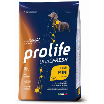 PROLIFE Dual Fresh Adult Buffalo, Lamb and Rice 7 kg.