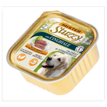 Mister Stuzzy Cane con Cinghiale 300 Gr. x 6 vaschette - 