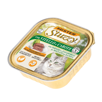 Mister Stuzzy Cat mit Kalbfleisch und Karotten 100 Gr.