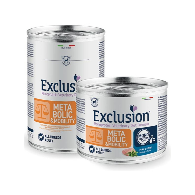 Exclusion Diet Metabolic & Mobility Maiale e Riso 6X200 gr. - 