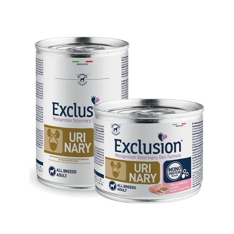 Exclusion Diet Urinary Adult All Breeds con Maiale, Sorgo e Riso  200 gr. - 