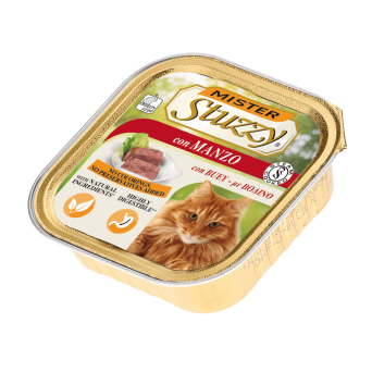 Mister Stuzzy Cat mit Rind 100 Gr.