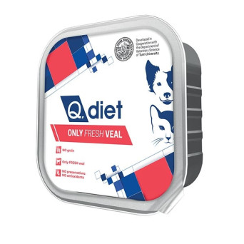 Q. VET Q Diet Only Vitello 150 gr. - 