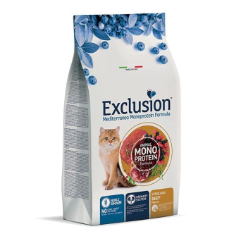 EXCLUSION Mediterraneo Monoprotein Sterilized Adult All Breeds Beef 300 gr.