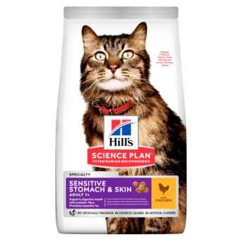 HILL'S Science Plan Adult Sensitive Magen & Skin mit Huhn 300 gr.